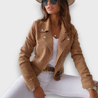 Kaleena – Elegant Suede Jacket