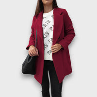 Teresa – Tailored Wool-Blend Coat