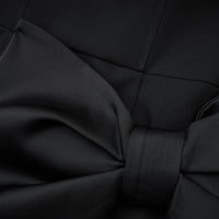 Lanetta bowknot asymmetrical dress