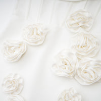 Geneviève off-shoulder floral dress