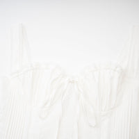 Camille white corset mini dress