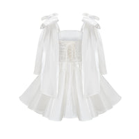 Catiana bow-detail flared dress