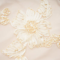 Nalini floral-embroidered open-back dress
