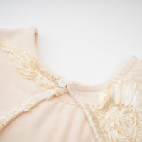 Nalini floral-embroidered open-back dress