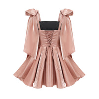 Catiana bow-detail flared dress