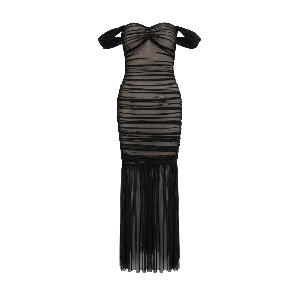 Safiya fishtail draped dress