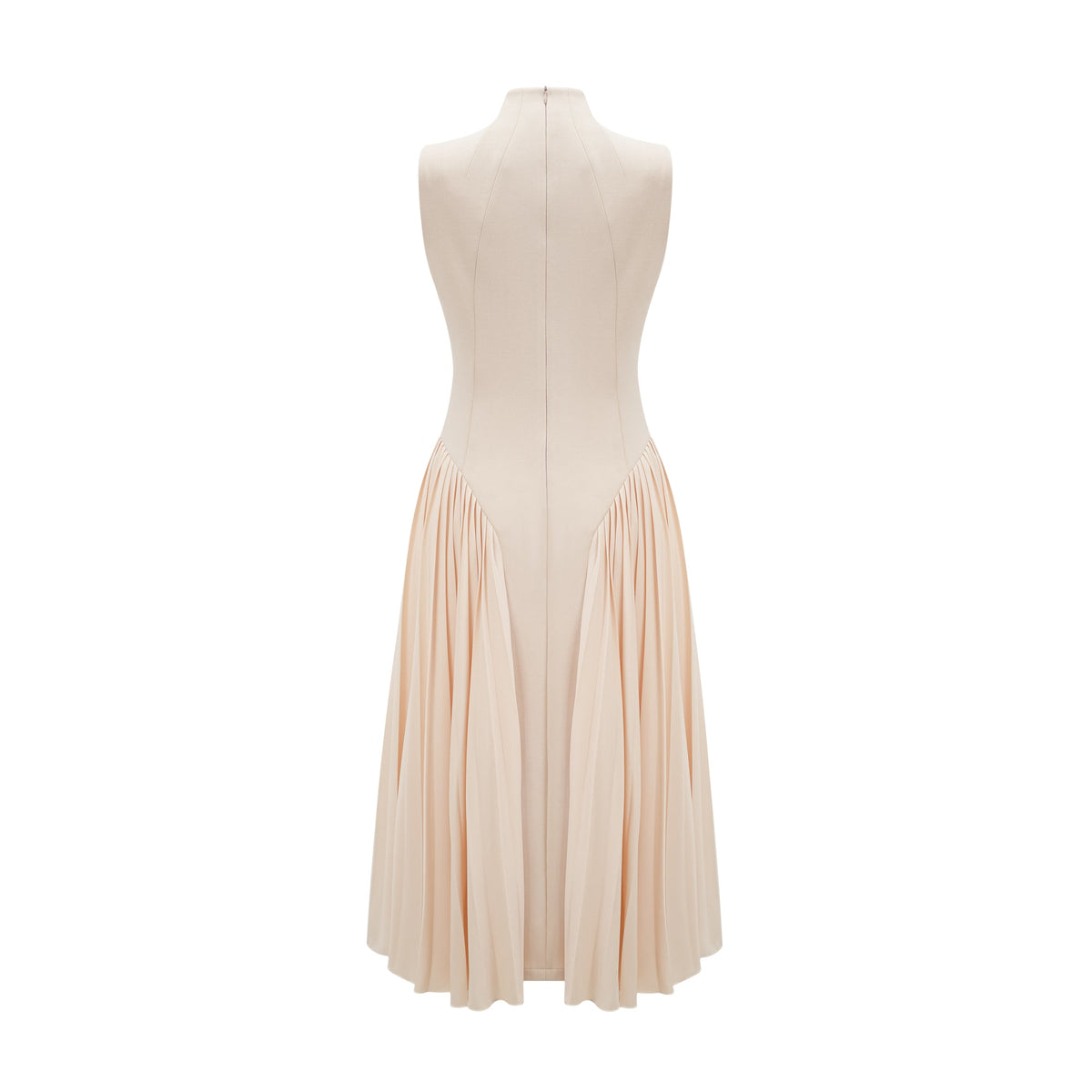 Safiya sleeveless pleated dress