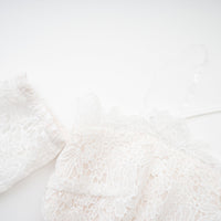 Cyrielle corded lace tiered mini dress