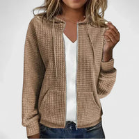 Ilyrana – Textured Zip Hoodie
