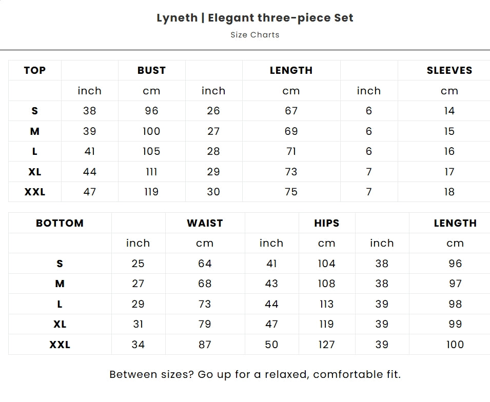 Lyneth | Elegant three-piece Set - Bundle Deal