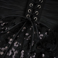 Siphokazi Black Halterneck Embellished Corset Maxi Gown