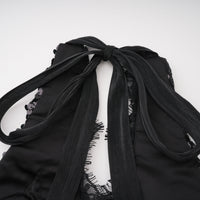 Siphokazi Black Halterneck Embellished Corset Maxi Gown