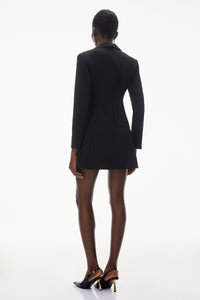 Snizhana Black Asymmetrical Blazer Dress