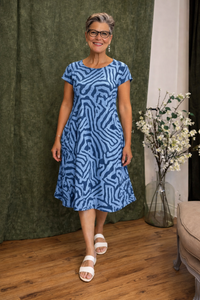 Ingrid | Linen Midi Dress