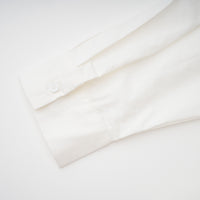 Tímea White Asymmetrical Mini Shirt Dress
