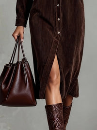 Sienna | Single Breasted Midi Dress