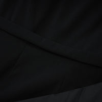 Yoliswa Black Off-Shoulder Maxi Dress with High Thigh Slit