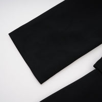 Yoliswa Black Off-Shoulder Maxi Dress with High Thigh Slit