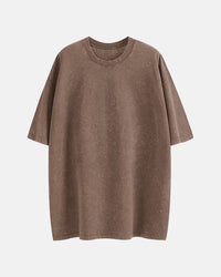 Oversized Acid Washed Cotton Vintage T-Shirts for Unisex