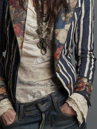 Juniper Bohemian Striped Blazer