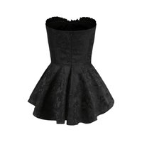 Airina lace-embroidered flared mini dress