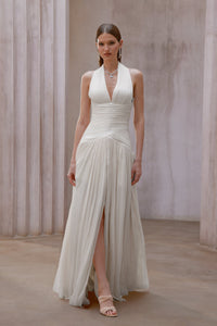 Uranie Gathered Maxi Dress