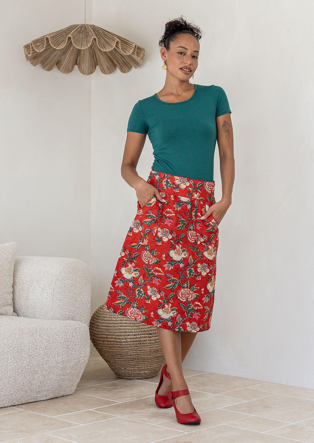 Bridgette Skirt Mistlerose