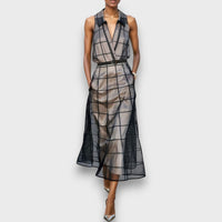 Meriane – Midi dress in checked design