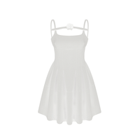 Camellia Pleated Mini Dress