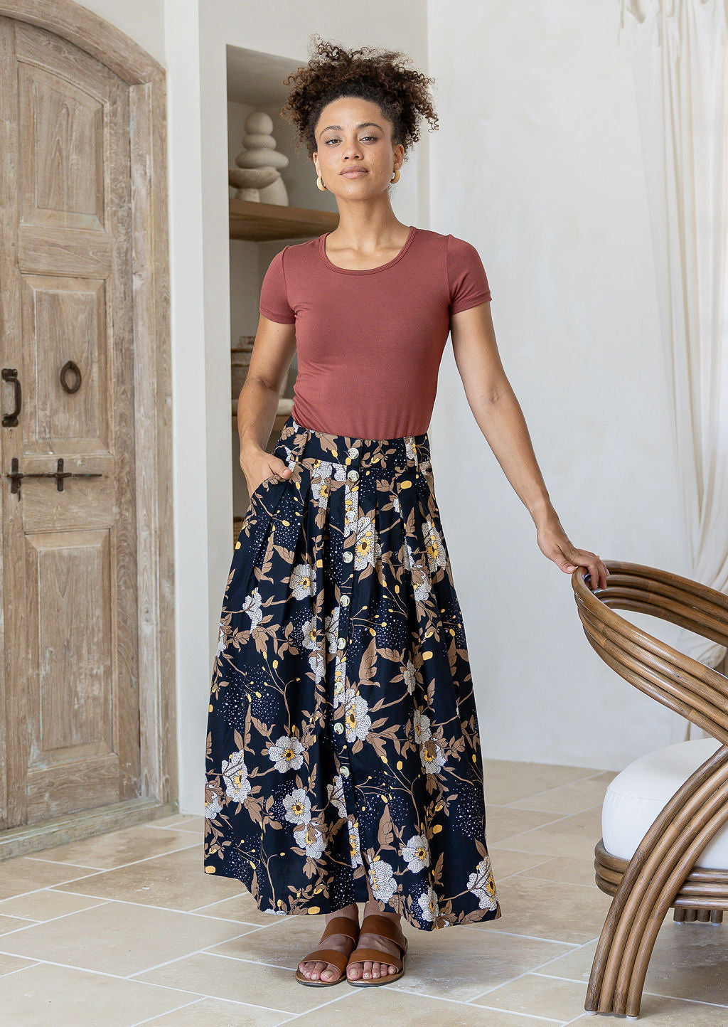 Cora Skirt Camellia