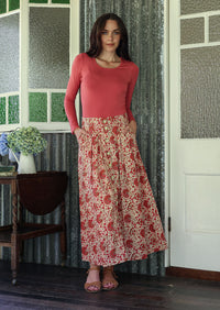 Cora Skirt Rose