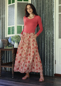 Cora Skirt Rose