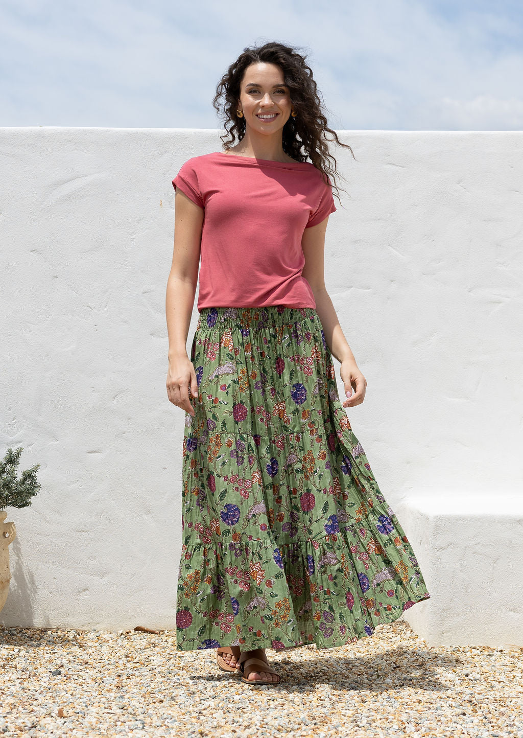 Dawn Maxi Skirt Aspen