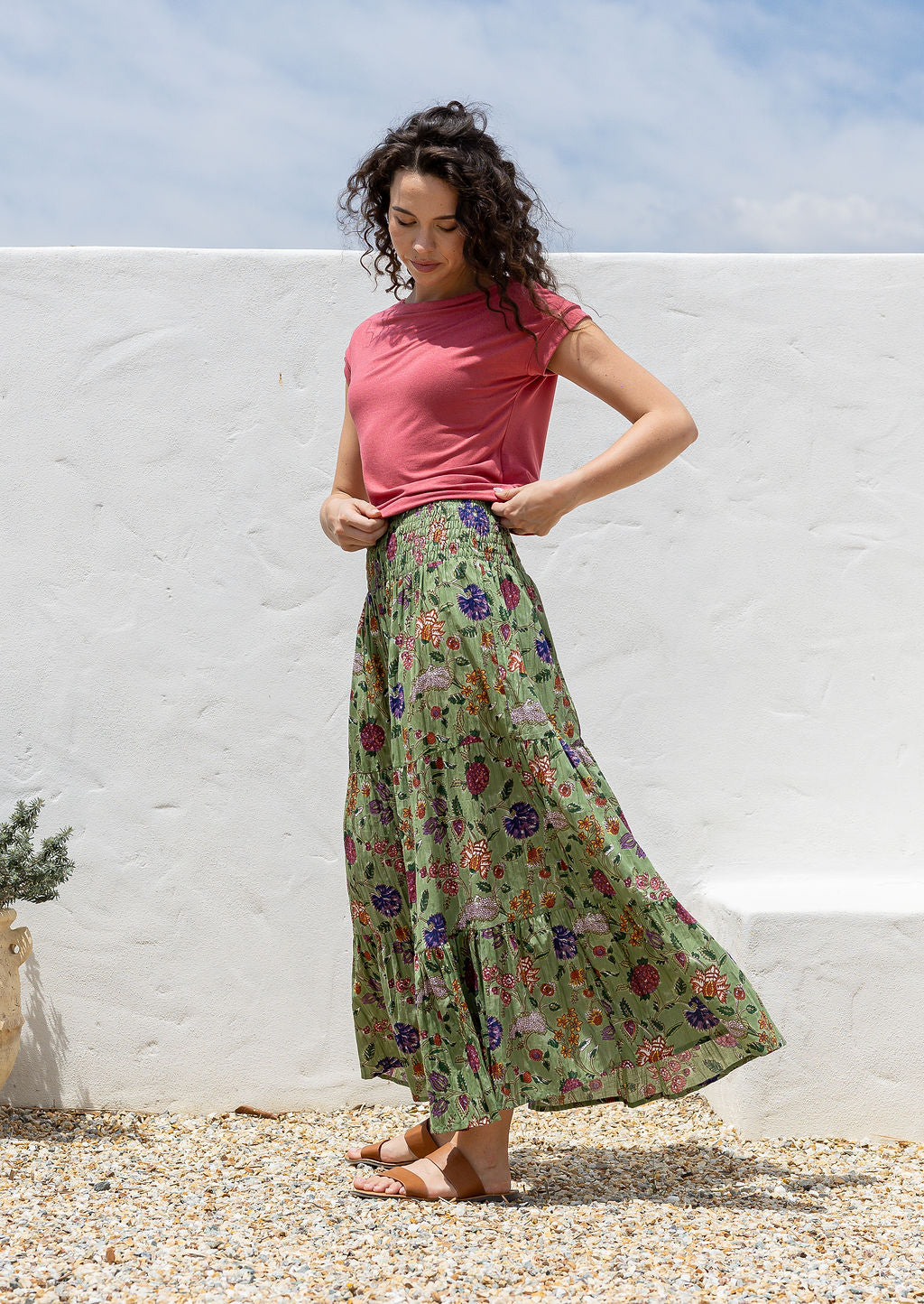 Dawn Maxi Skirt Aspen