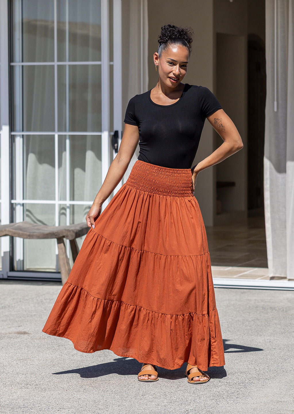 Dawn Maxi Skirt Brushetta