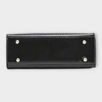 Olivia | Glossy Crocodile Pattern Handbag