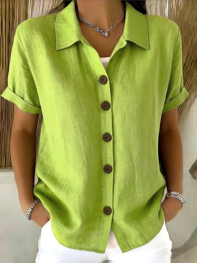 MILA BUTTON FRONT BLOUSE
