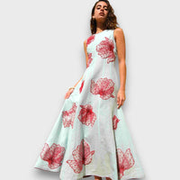 Maline – Embroidered Maxi Dress with Boho Flair