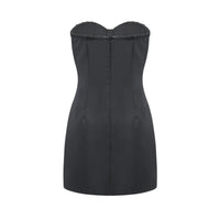 Emmeline crystal-embellished mini dress in Black