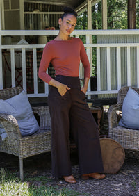 Esta Corduroy Pants Ganache