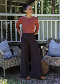 Esta Corduroy Pants Ganache