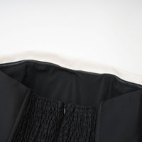 Felisara black bowknot midi dress