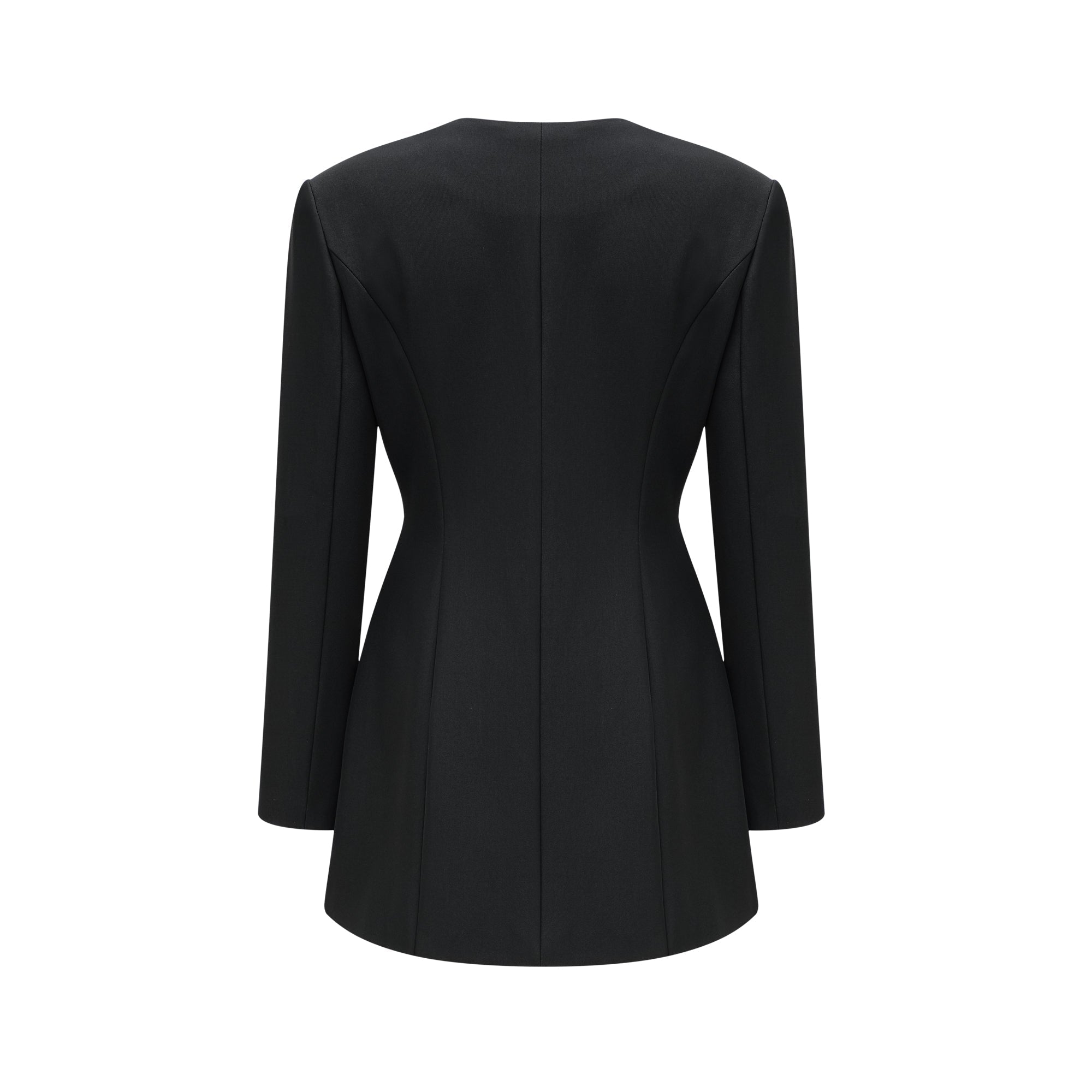 Fionnghuala Black Crystal Embellished Mini Dress