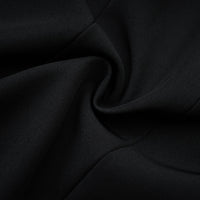 Fionnghuala Black Crystal Embellished Mini Dress