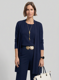 Elena Set – Long Cardigan, Top and Trousers