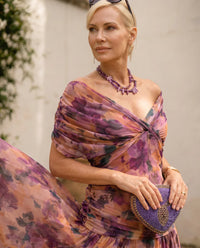 Wrap Dress in Crossover Style