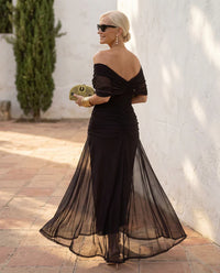 Wrap Dress in Crossover Style