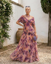 Wrap Dress in Crossover Style