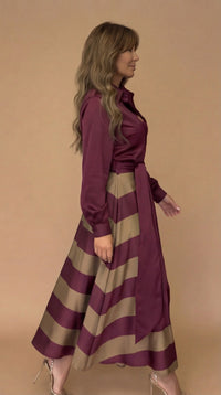 Mila™ | Striped Maxi Dress