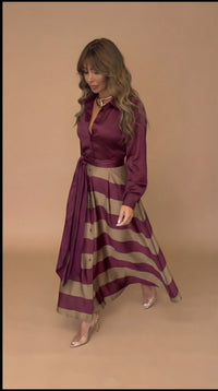 Mila™ | Striped Maxi Dress